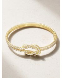 Anita Ko - Knot 18-Karat Diamond Bracelet - Lyst