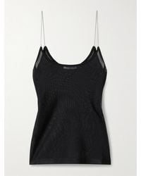 Alaïa - Top Aus Strick Mit Verzierungen - Lyst
