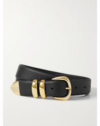 Anderson's - Textured-Leather Belt - Lyst