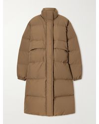 Jil Sander - Logo-Appliquéd Quilted Shell Down Coat - Lyst
