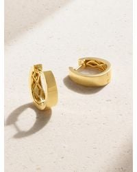 Anita Ko - Small Meryl 18-Karat Hoop Earrings - Lyst