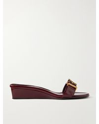 KHAITE - Manhattan Buckled Leather Sandals - Lyst
