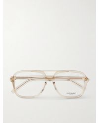 Saint Laurent - Sl 545 Square-Frame Acetate Glasses - Lyst