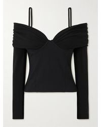 Jonathan Simkhai - Hazel Off-The-Shoulder Stretch-Jersey Top - Lyst