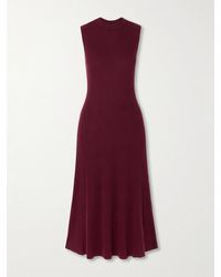 Sa Su Phi - Ribbed-Knit Cashmere And Silk-Blend Midi Dress - Lyst