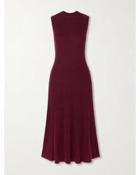 Sa Su Phi - Ribbed-Knit Cashmere And Silk-Blend Midi Dress - Lyst