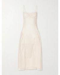 Ulla Johnson - Isotta Eyelet-Embellished Cotton Midi Dress - Lyst