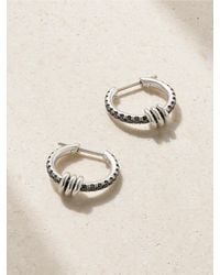 Spinelli Kilcollin - Ara Sterling Diamond Hoop Earrings - Lyst