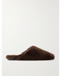 Aeyde - Rega Shearling Slip-Ons - Lyst