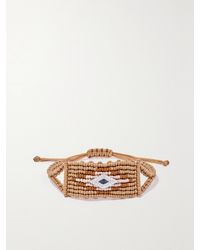 Diane Kordas - Evil Eye Woven Cord, 14-Karat, Diamond And Sapphire Bracelet - Lyst