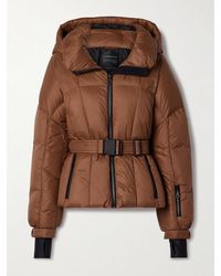 CORDOVA - Monterosa Belted Hooded Quilted Down Ski Jacket - Lyst