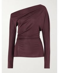 TOVE - Blake Draped Stretch-Jersey Top - Lyst