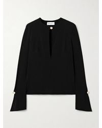 Brandon Maxwell - The Marla Cutout Stretch-Jersey Top - Lyst