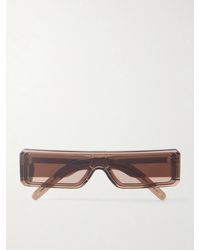 Rick Owens - Rectangular Frame Acetate Sunglasses - Lyst