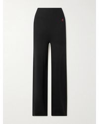 Perfect Moment - Embroidered Merino Wool Wide-Leg Pants - Lyst