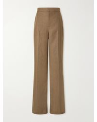 Ralph Lauren - Dean Linen Wide-Leg Pants - Lyst