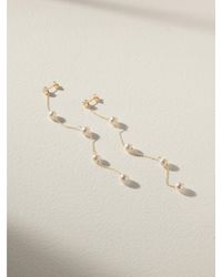 Mateo - 14-Karat, Diamond And Pearl Earrings - Lyst