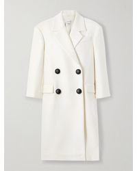 Givenchy - Oversized Double-Breasted Wool Coat - Lyst
