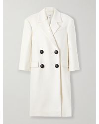 Givenchy - Oversized Double-Breasted Wool Coat - Lyst