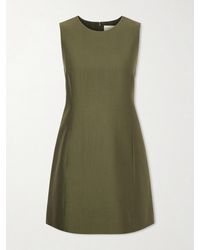 Veronica de Piante - Melodie Cotton And Silk-Blend Mini Dress - Lyst