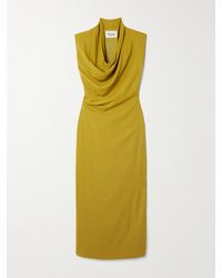 TOVE - Robe Longue En Crêpe À Drapé Babette - Lyst