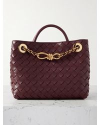 Bottega Veneta Tote Bag With A Chain in Black | Lyst