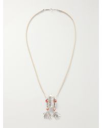 Isabel Marant - Janis-Tone, Leather And Wood Necklace - Lyst
