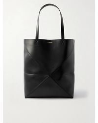 Loewe - Puzzle Fold Convertible Large Leather Tote - Lyst