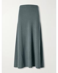 Zimmermann - Valiant Wool And Cashmere-Blend Knitted Midi Skirt - Lyst