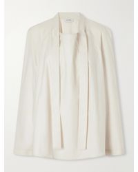 Lemaire - Ascot Cotton And Silk-Blend Shirt - Lyst