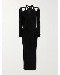 Y. Project - Scarf-Detailed Stretch-Knit Maxi Dress - Lyst