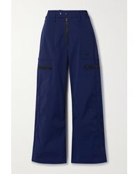 adidas Originals Originals Adicolor Wide Leg Sailor Pants In Navy in Blue
