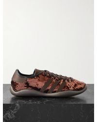 adidas Originals - Wales Bonner Karintha Sequined Satin Sneakers - Lyst