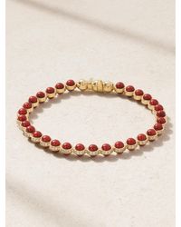 L'Atelier Nawbar - The Atom 18-Karat, Diamond And Enamel Tennis Bracelet - Lyst