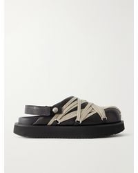 Rick Owens - Megalace Platform Leather Mules - Lyst