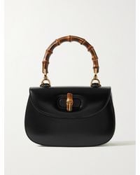 Gucci - Bamboo 1947 Leather Shoulder Bag - Lyst