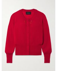 Simone Rocha - Bead-Embellished Cashmere Cardigan - Lyst