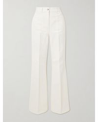 Loro Piana - Linen And Cotton-Blend Straight-Leg Pants - Lyst