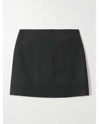 Blazé Milano - Cheveyo Coci Minirock Aus Wolle Mit Fischgratmuster - Lyst