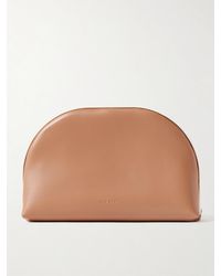 The Row - Sylvia Leather Clutch - Lyst
