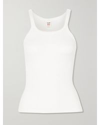 RE/DONE - Tanktop Aus Geripptem Baumwoll-Jersey - Lyst