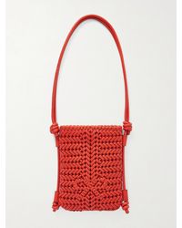 Anya Hindmarch - Neeson Woven Leather Shoulder Bag - Lyst