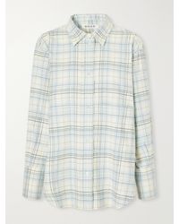 Rohe - Checked Cotton-Flannel Shirt - Lyst