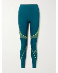 adidas By Stella McCartney - Truepace Printed Stretch Recycled Leggings - Lyst