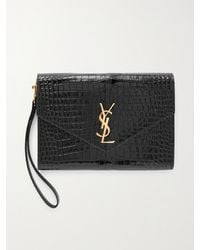Saint Laurent - Monogram Envelope Pouch - Lyst