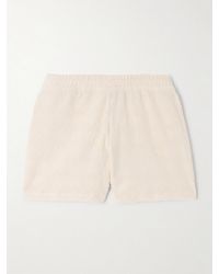 Tory Burch - Shorts Aus Frottee Aus Einer Baumwollmischung Mit Jacquard-Muster - Lyst