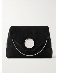 KHAITE - Bobbi Schultertasche Aus Veloursleder - Lyst