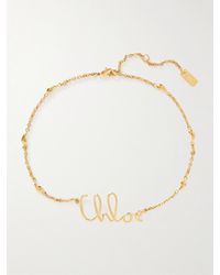 Chloé - Goldfarbene Kette - Lyst