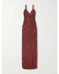Jenny Packham - Ishbel Sequin-Embellished Mesh Gown - Lyst