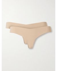 Commando - Set Of Three Stretch-Jersey Thongs - Lyst